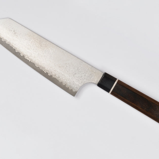 VG-10 33層鋼 全面ダマスカス 三徳 180mm スタビライズウッド