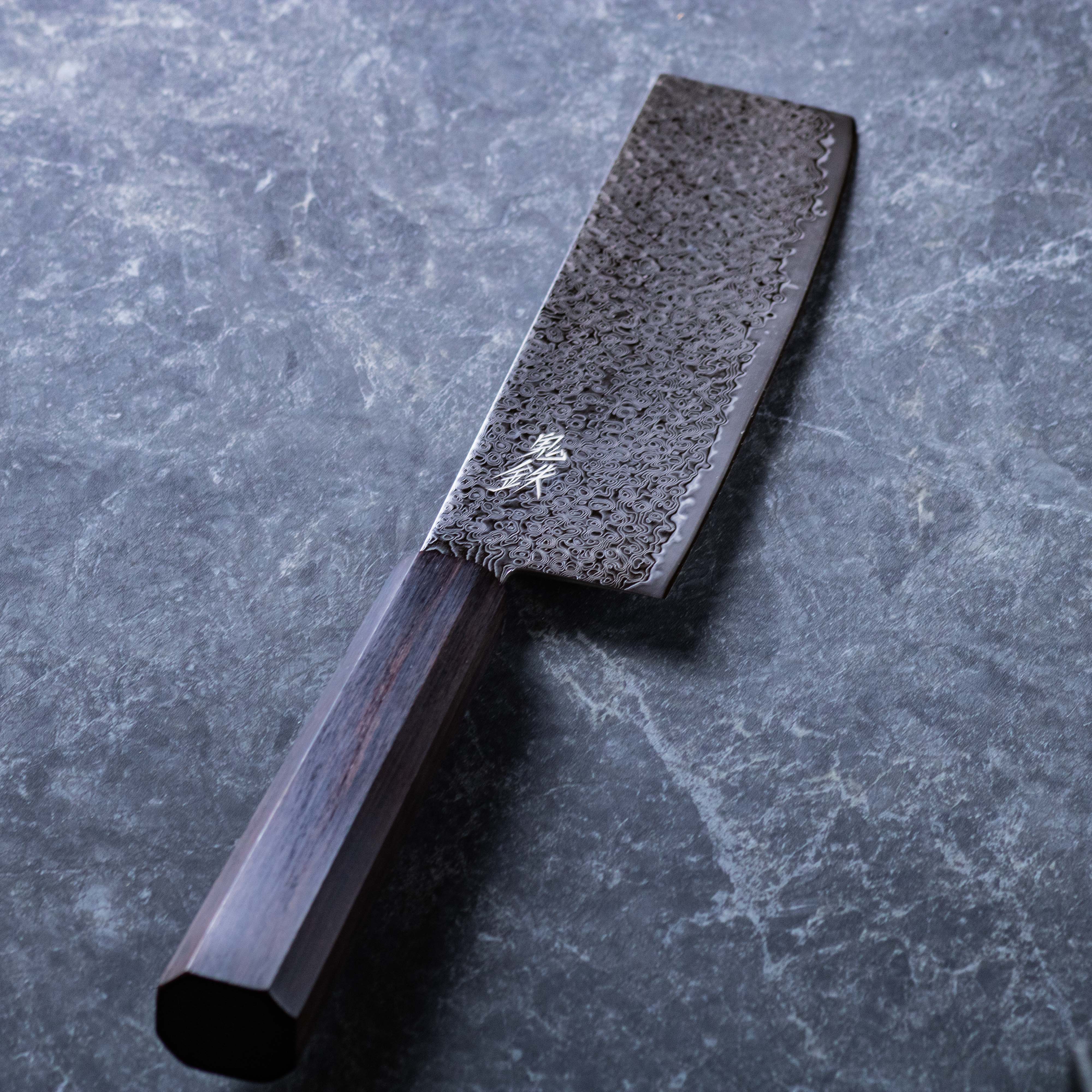 菜切 SG2 ダマスカス 150mm 黒檀柄