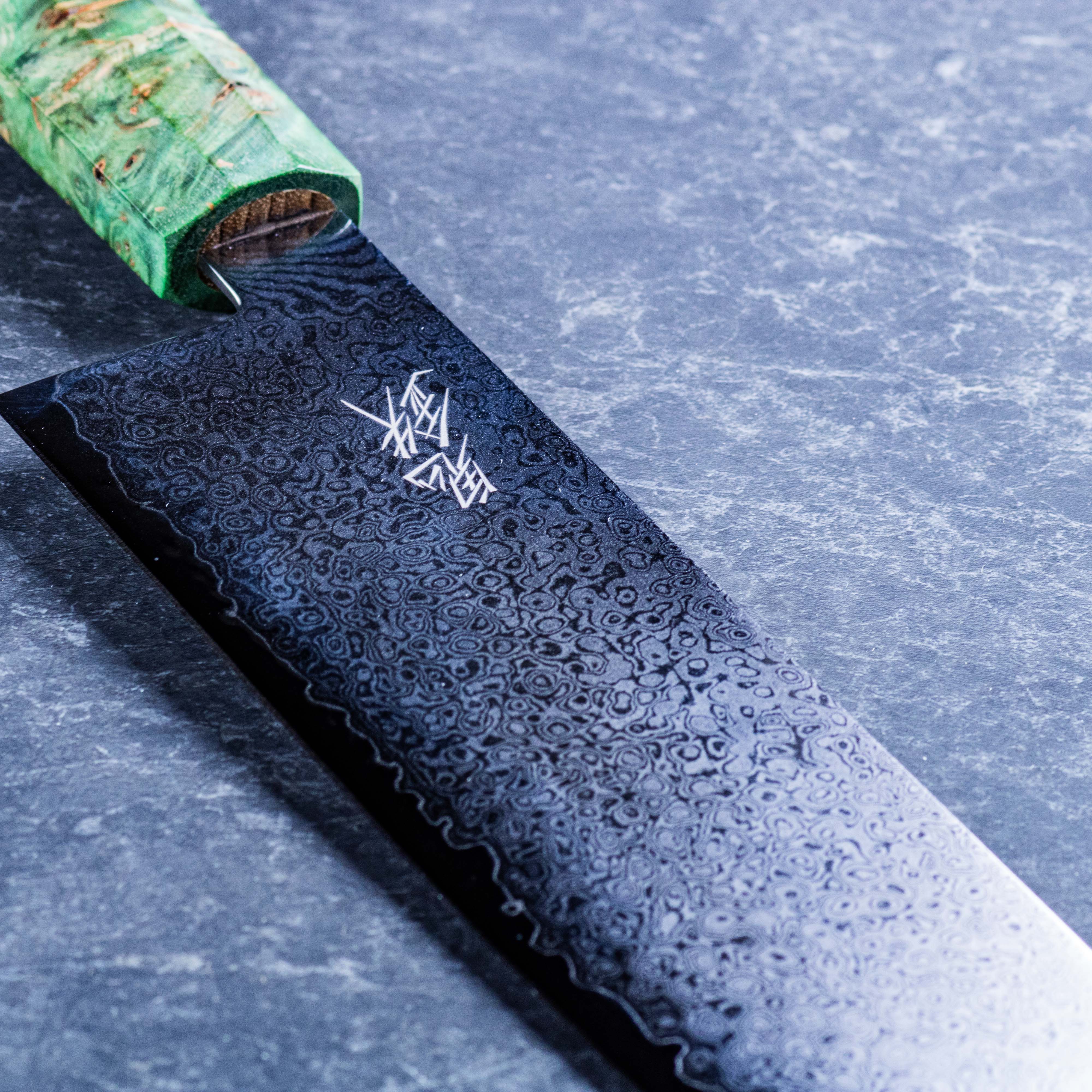 菜切 VG10 ダマスカス 170mm スタビライズウッド
